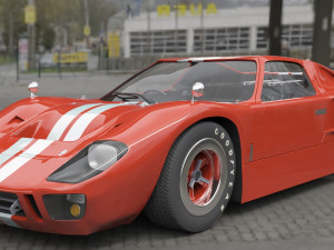 GT 40 3D Model