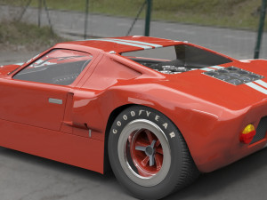 GT 40 3D Model