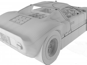GT 40 3D Model