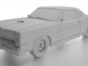 Pontiac-GTO 1967 3D 模型