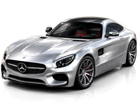 Mercedes-AMG GTS Luxury Sports Car 3D Model