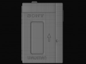 walkman sony tps-12 Modelo 3D