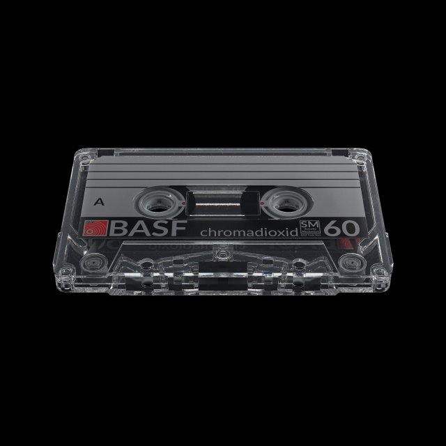 audio cassette tape with box 3D Model in Audio 3DExport