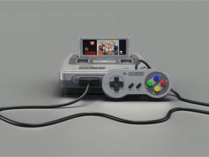 super nintendo entertainment system 3D Model
