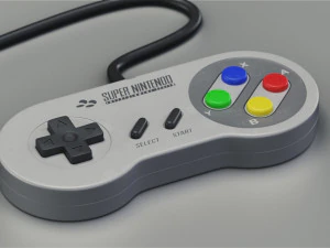 super nintendo entertainment system 3D Model