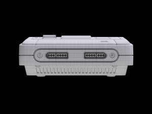 super nintendo entertainment system 3D Model
