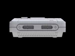 super nintendo entertainment system 3D Model
