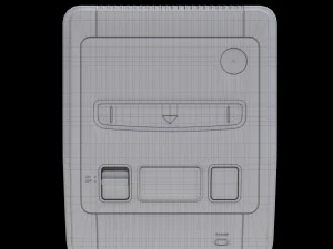 super nintendo entertainment system 3D Model