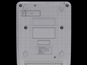 super nintendo entertainment system 3D Model
