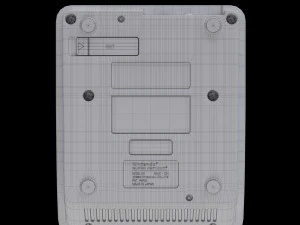 super nintendo entertainment system 3D Model