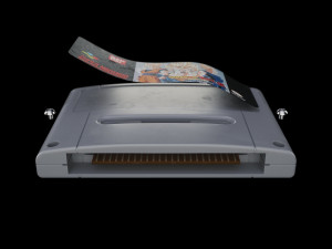 super nintendo cartridge 3D Model