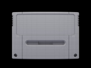 super nintendo cartridge 3D Model