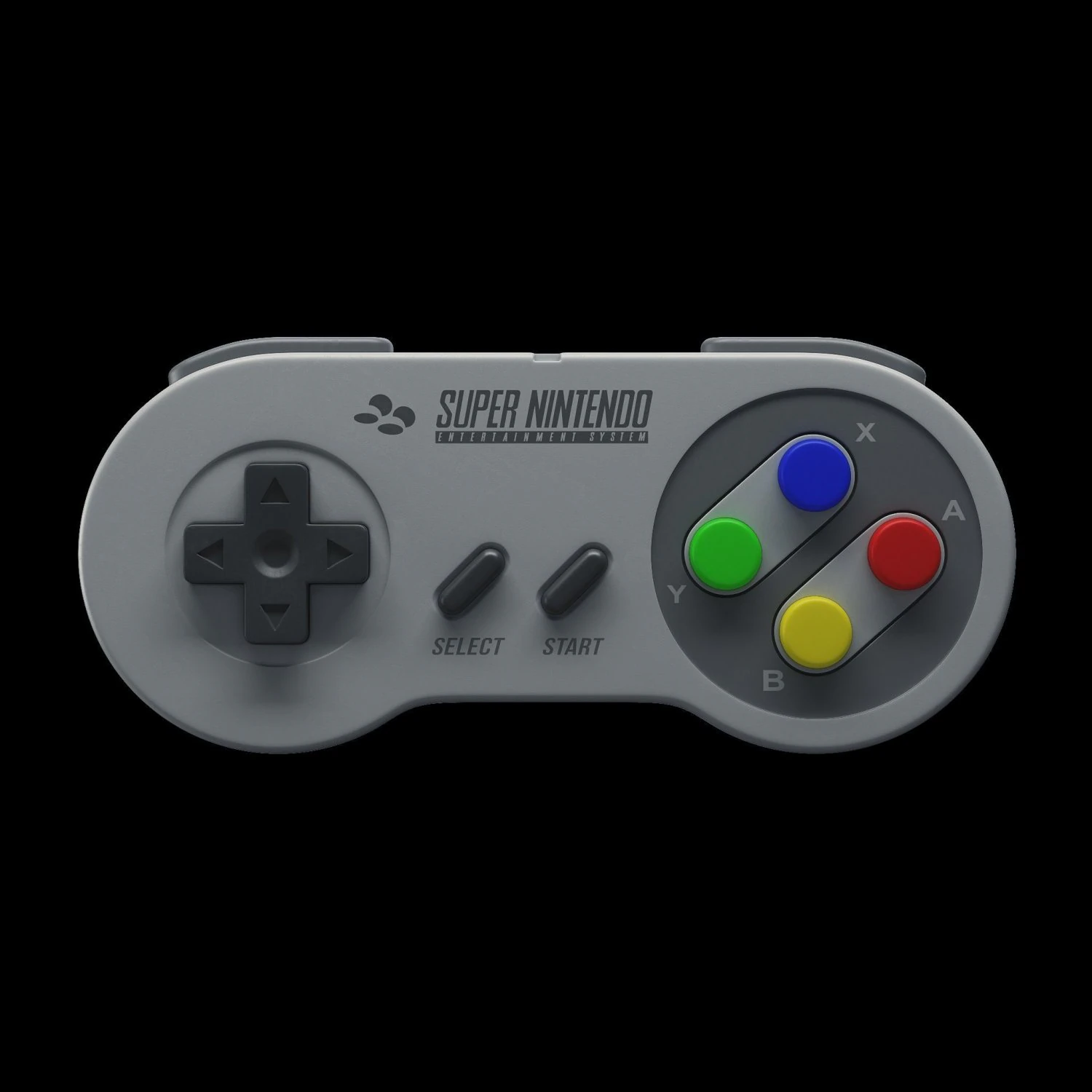 super nintendo controller 3D Model .c4d .max .obj .3ds .fbx .stl .blend 