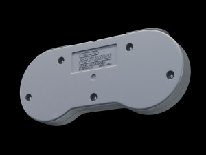super nintendo controller Modelo 3D