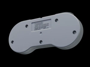 super nintendo controller 3D Model