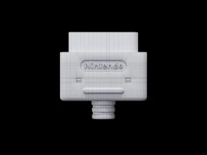 super nintendo controller 3D Model