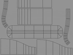 super nintendo controller 3D Model