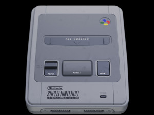 super nintendo console 3D 모델