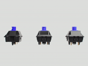 Cherry MX switches keyboard keys 3D Model