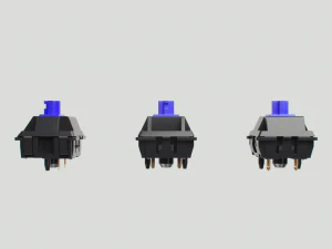 Cherry MX switches keyboard keys 3D Model
