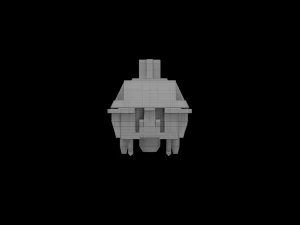 Cherry MX switches keyboard keys 3D Model