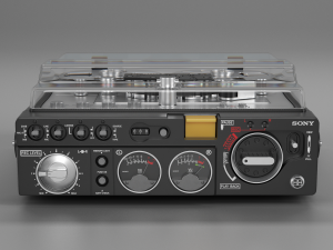 Sony TC 510 - Tape Recorder 3D Model
