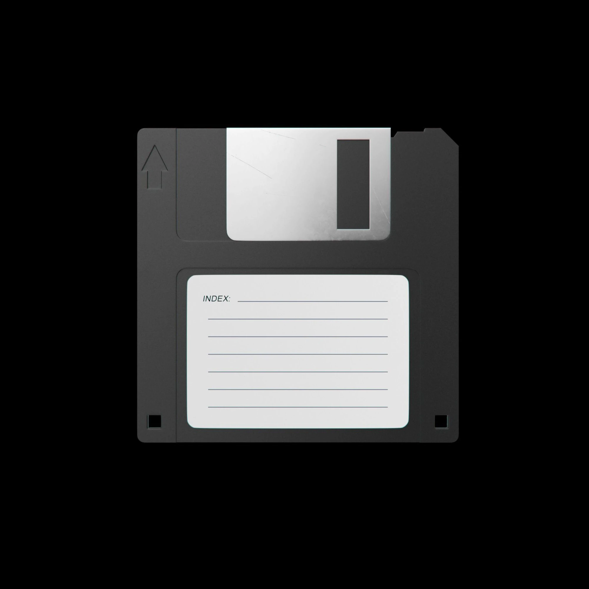Floppy Disk 3D Model .c4d .max .obj .3ds .fbx .stl .blend 