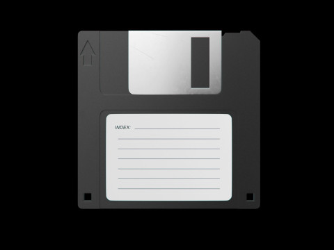 Floppy Disk Modelo 3D