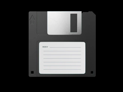 Floppy Disk 3D Model
