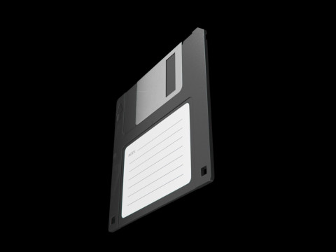 Floppy Disk 3D Model