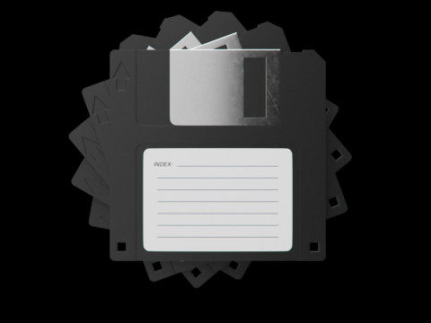Floppy Disk 3D Model