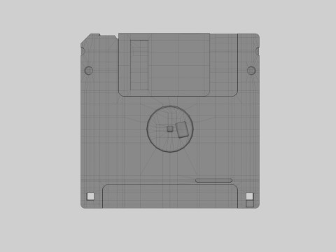 Floppy Disk 3D Model