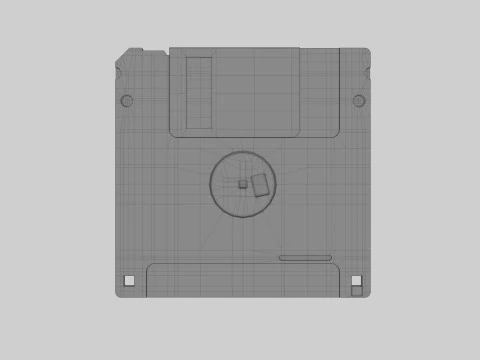 Floppy Disk 3D Model