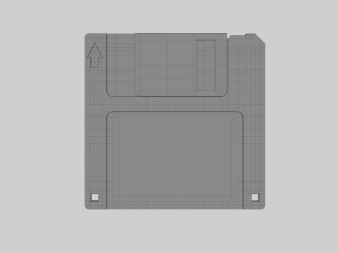 Floppy Disk 3D Model