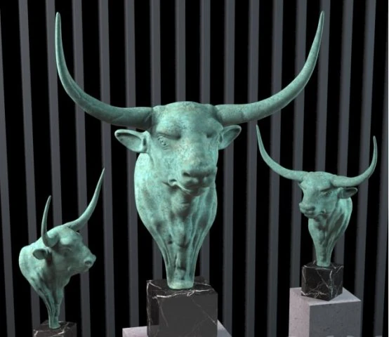 Boğalar 3D Model .c4d .max .obj .3ds .fbx .stl .blend 