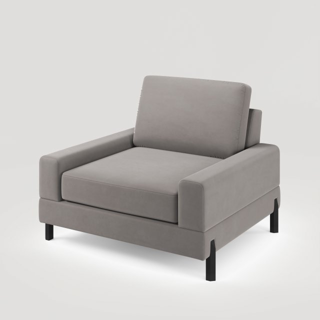 grey chair habitat 3D Model .c4d .max .obj .3ds .fbx .stl .blend 