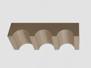 formas de arquiteto de bancada palaty Modelo 3D