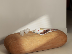 limestone table bread 3D Model