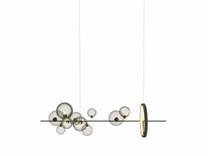 Bubble hanglamp Modello 3D