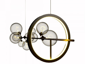 Bubble hanglamp Modello 3D