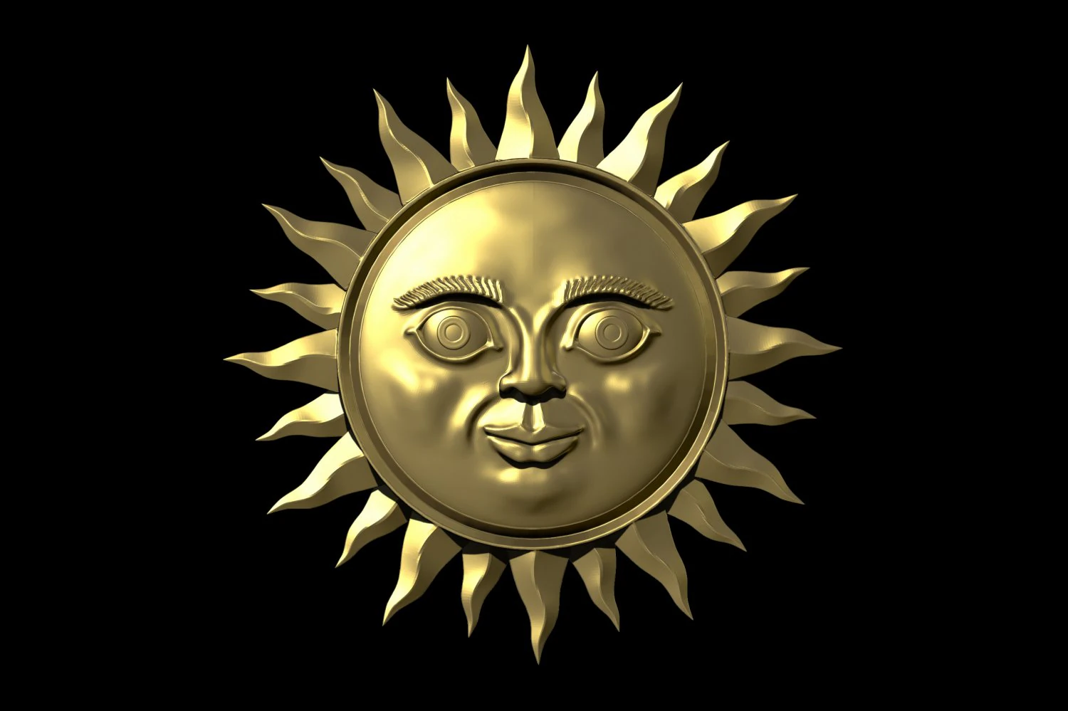 sun 3D Model .c4d .max .obj .3ds .fbx .stl .blend