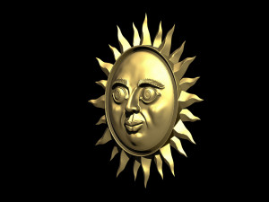 sun 3D Model