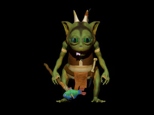 personnage zyabra Modèle 3D
