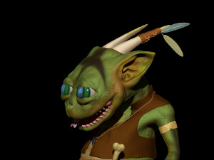 zyabra character 3Dモデル