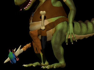 zyabra character 3Dモデル