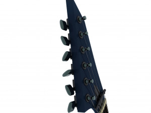 Blue Flying V Guitar 3D Model