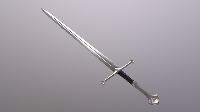 sword king 3D 模型 .c4d .max .obj .3ds .fbx .stl .blend