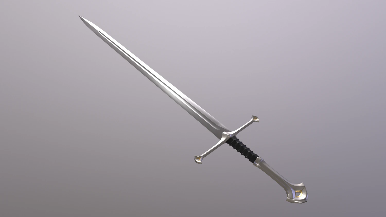 sword king 3D Model .c4d .max .obj .3ds .fbx .stl .blend