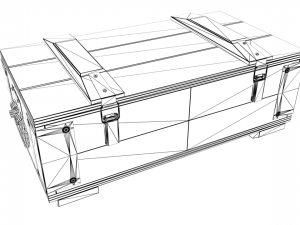 military box Modello 3D