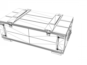 military box Modello 3D